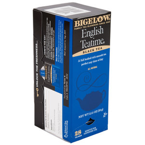 BIGELOW 345 ENGLISH TEA TIME BLACK TEA 28 BAGS  (6BX/CS)